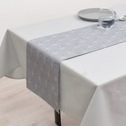 テーブルランナー・テーブルセンター (30cm×180cm) ラミネートタイプ シルバーライト W2701220