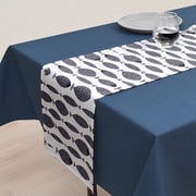 テーブルランナー・テーブルセンター (30cm×100cm) ラミネートタイプ ブルーフィッシュ W2700500