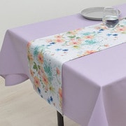 テーブルランナー・テーブルセンター (30cm×100cm) ラミネートタイプ パステルフローラル W2700900