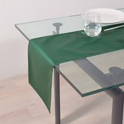 テーブルランナー・テーブルセンター (30cm×100cm) ラミネートタイプ 無地T/Cチノクロス・フォレストグリーン W2703600