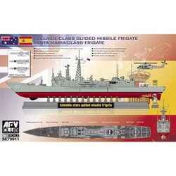 SE70011 1/700 アデレード級/サンタ・マリア級 フリゲート [組立式プラスチックモデル]