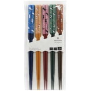 客用箸 ねこ日和 5膳 すべり止め加工 23cm 日本製 67065