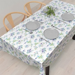 テーブルクロス （142cm×210cm） スタンダードタイプ 綿100％ ボタニカルブーケ W4700720