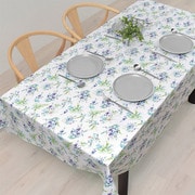 テーブルクロス (142cm×210cm) スタンダードタイプ 綿100% ボタニカルブーケ W4700720