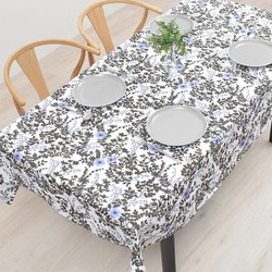 テーブルクロス （142cm×210cm） スタンダードタイプ 綿100％ リリーオブザバレー W4702620