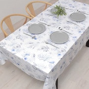 テーブルクロス (142cm×180cm) スタンダードタイプ 綿100% コーラル&シェル W4700410