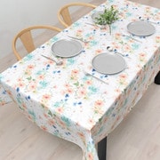 テーブルクロス (140cm×210cm) ラミネートタイプ パステルフローラル W4800920