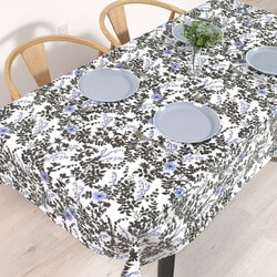 テーブルクロス （140cm×180cm） ラミネートタイプ リリーオブザバレー W4802610