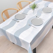 テーブルクロス (120cm×150cm) ラミネートタイプ ウォーターフロー W4800100