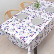テーブルクロス (120cm×150cm) ラミネートタイプ フローラルブーケ W4801000
