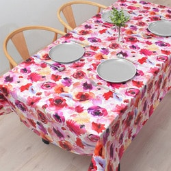 テーブルクロス （120cm×150cm） ラミネートタイプ ブロッサム W4801100