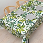 テーブルクロス (120cm×150cm) ラミネートタイプ ボタニカルリーフ W4800800