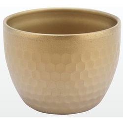 チタン槌目ぐい呑み 二重構造 80ml シャンパンゴールド PY-C022