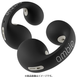 ambie socks（アンビーソックス） 完全ワイヤレスモデル専用 着せ替えカバー Black AMS-01 BC