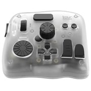 左手デバイス TourBox Elite Plus iPad対応 Bluetooth・有線接続 両対応 液タブ・板タブ対応 クリアートランスパレント TBEP