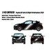 EM762D 1/43 Toyota GR Yaris RZ High Performance 2024 プレシャスブラックパール [レジンキャストミニカー]