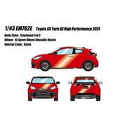 EM762E 1/43 Toyota GR Yaris RZ High Performance 2024 エモーショナルレッド2 [レジンキャストミニカー]