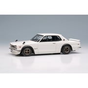 VM244B 1/43 Nissan Skyline 2000GT-R （KPGC10） with Spoiler （NISSAN Works wheel） ホワイト [レジンキャストミニカー]