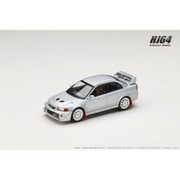HJ642033BS 1/64 三菱 ランサー GSR エボリューション 6 （T.M.E） （CP9A） 2000 マッドフラップ付き サテライトシルバーメタリック [ダイキャストミニカー]