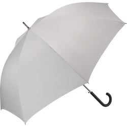 長傘 晴雨兼用 エアリーライトジャンプ 65cm ジャンプ式 UVカット加工 撥水加工 耐風 グレー U165-0891GY2-B1