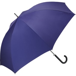 長傘 晴雨兼用 エアリーライトジャンプ 65cm ジャンプ式 UVカット加工 撥水加工 耐風 ネイビー U165-0891NV1-BH