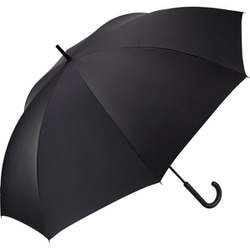長傘 晴雨兼用 富山サンダー キープ 70cm ジャンプ式 UVカット加工 撥水加工 耐風 ブラック U170-1121BK1-B0
