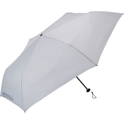 折りたたみ傘 晴雨兼用 クイックシャットライト 55cm 手開き式 UVカット加工 撥水加工 ミスティグレー U355-1123GY1-BC