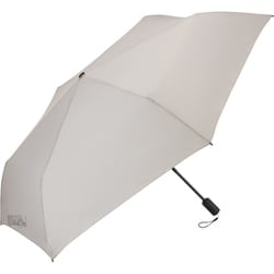 折りたたみ傘 晴雨兼用 カルオート 折 60cm 自動開閉式 UVカット加工 撥水加工 アッシュグレー U360-1124GY1-BF