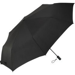 折りたたみ傘 晴雨兼用 スピンキャノピー 65cm 手開き式 UVカット加工 撥水加工 8本骨 耐風 ブラック U365-1126BK1-B8