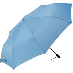 折りたたみ傘 晴雨兼用 スピンキャノピー 65cm 手開き式 UVカット加工 撥水加工 8本骨 耐風 セルリアンブルー U365-1126BL1-B7