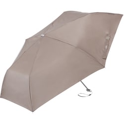 折りたたみ傘 晴雨兼用 ポケフラット 折 55cm 手開き式 UVカット加工 ブラウン U355-1144BR1-B2