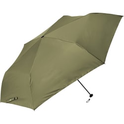 折りたたみ傘 晴雨兼用 New極軽カーボン 60cm 手開き式 UVカット加工 撥水加工 カーキ U360-1099MC1-B1