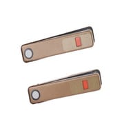 ワンタッチ窓用ロック 小 ブロンズ 2個入