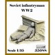 AR35088 1/35 WWII 露/ソ 倒れた冬季装備の赤軍歩兵 [組立式プラスチックモデル]