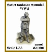 AR35090 1/35 WWII 露/ソ 左肩を負傷した下士官戦車兵 [組立式プラスチックモデル]