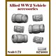 ARD72001 1/72 WWII 連合軍車両用アクセサリー 丸めた毛布/キャンバスシートセット 6個入 [プラモデル用パーツ]