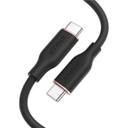 Anker PowerLine III Flow USB-C ＆ USB-C ケーブル 0.9m ミッドナイトブラック A8552N12
