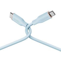 Anker PowerLine III Flow USB-C ＆ USB-C ケーブル 0.9m アイスブルー A8552N32