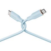Anker PowerLine III Flow USB-C ＆ USB-C ケーブル 0.9m アイスブルー A8552N32