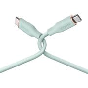Anker PowerLine III Flow USB-C ＆ USB-C ケーブル 0.9m ミントグリーン A8552N62