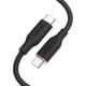 Anker PowerLine III Flow USB-C ＆ USB-C ケーブル 1.8m ミッドナイトブラック A8553N12
