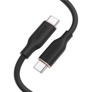 Anker PowerLine III Flow USB-C ＆ USB-C ケーブル 1.8m ミッドナイトブラック A8553N12