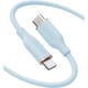 Anker PowerLine III Flow USB-C ＆ USB-C ケーブル 1.8m アイスブルー A8553N32