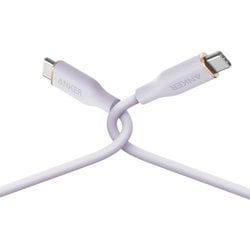 Anker PowerLine III Flow USB-C ＆ USB-C ケーブル 1.8m ライトパープル A8553NV2