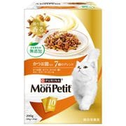 モンプチ かつお節入り7種のブレンド 200g（20g×10袋） [猫用 ドライフーズ 総合栄養食]