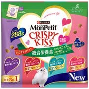 モンプチ クリスピーキッス バラエティ キャットニップ入り 4種の贅沢シーフード＆チキン味 288g（6g×48袋）総合栄養食 [猫用 ドライフーズ]