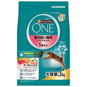 ピュリナワン キャット サーモン＆ツナ 3kg 1歳以上 室内飼い猫用 インドアキャット [猫用 ドライフーズ]