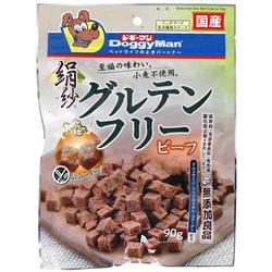 絹紗 グルテンフリー ビーフ 90g [犬用 おやつ 全犬種用]