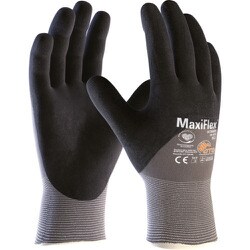 エーティージー ニトリル背抜き手袋 マキシフレックス・アルティメイト 34-875 XLサイズ 34-875-XL