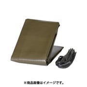 萩原 ターピー 軽トラックシート大地 2号サイズ ОDグリーン 2.3m×3.5m DAI-2
